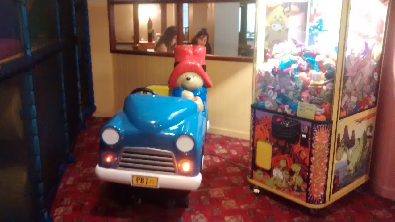 Paddington bear car kiddie ride