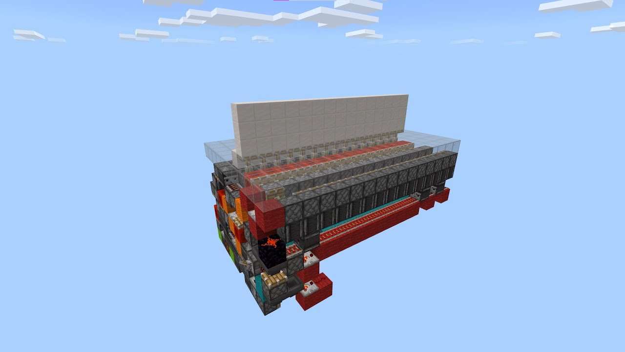Expandable 3x3 Hipster Door Tutorial for Minecraft Bedrock Edition