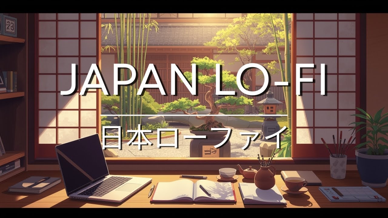 Japan Lo-Fi Vibes 🌸 Zen Garden & Sakura Ambience | Calm Music for Focus and Study