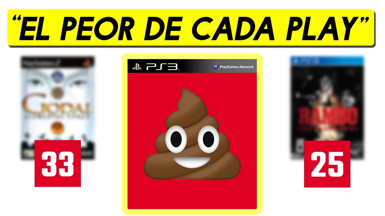 He jugado AL PEOR JUEGO de cada PLAYSTATION