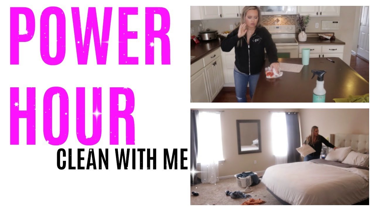 POWER HOUR| Clean with me