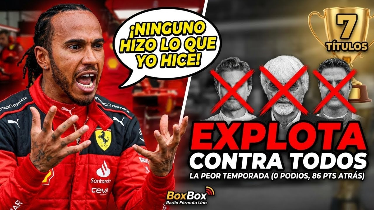 HAMILTON EXPLOTA CONTRA TODOS 