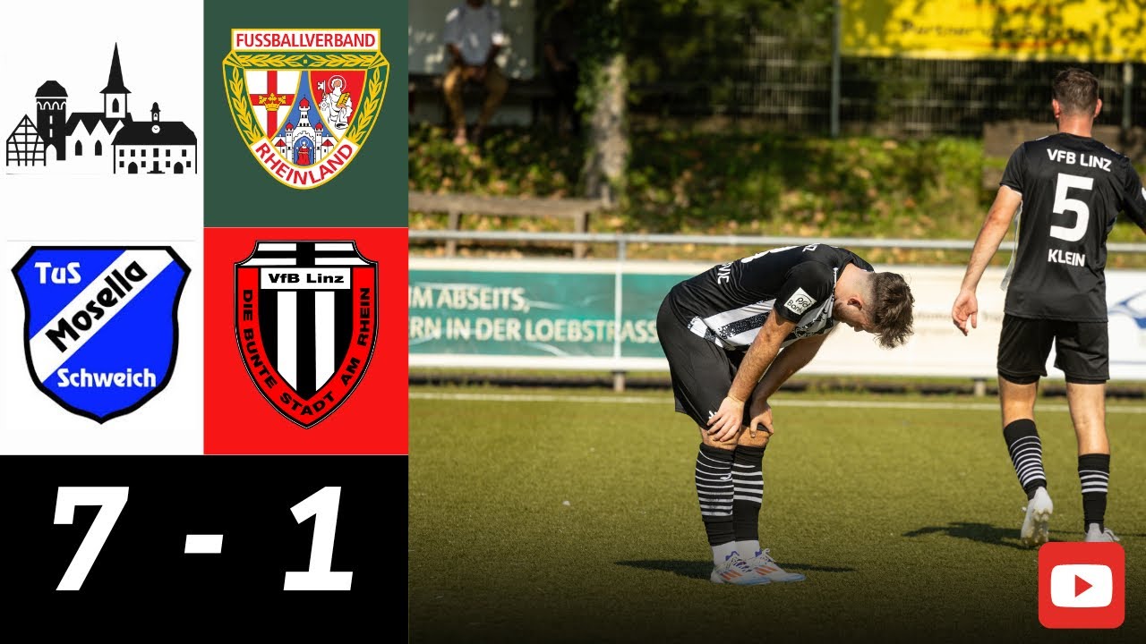 TuS Mosella Schweich - VfB Linz | 7:1 | Rheinlandliga Spieltag 4 VfB Linz