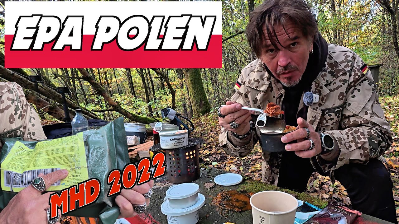 Polnisches EPA / 24H Ration / MHD 2022 / Alles wird probiert / 3 Jahre abgelaufen kann das gut gehen