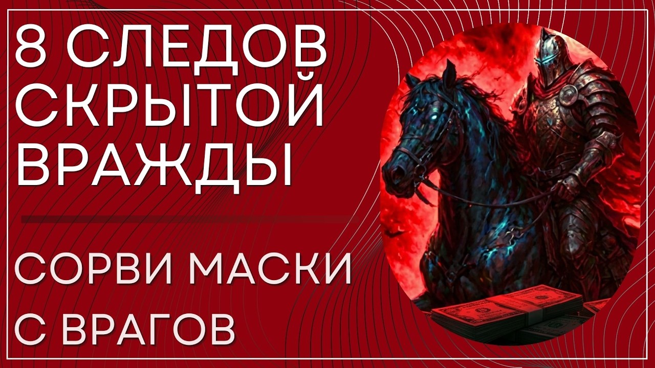8 Психологических СЛЕДОВ ВРАЖДЫ, которые Маскируются под Доброту — Никколо Макиавелли разобрал это!