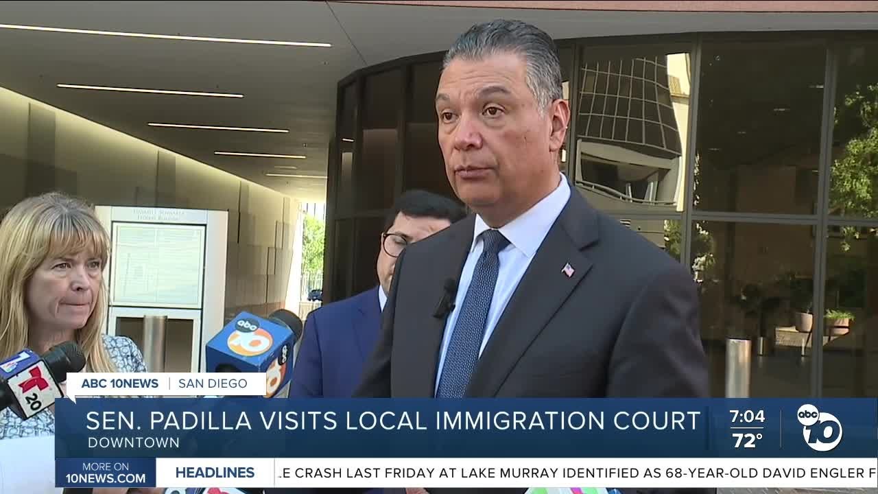 Sen. Padilla visits local immigration court