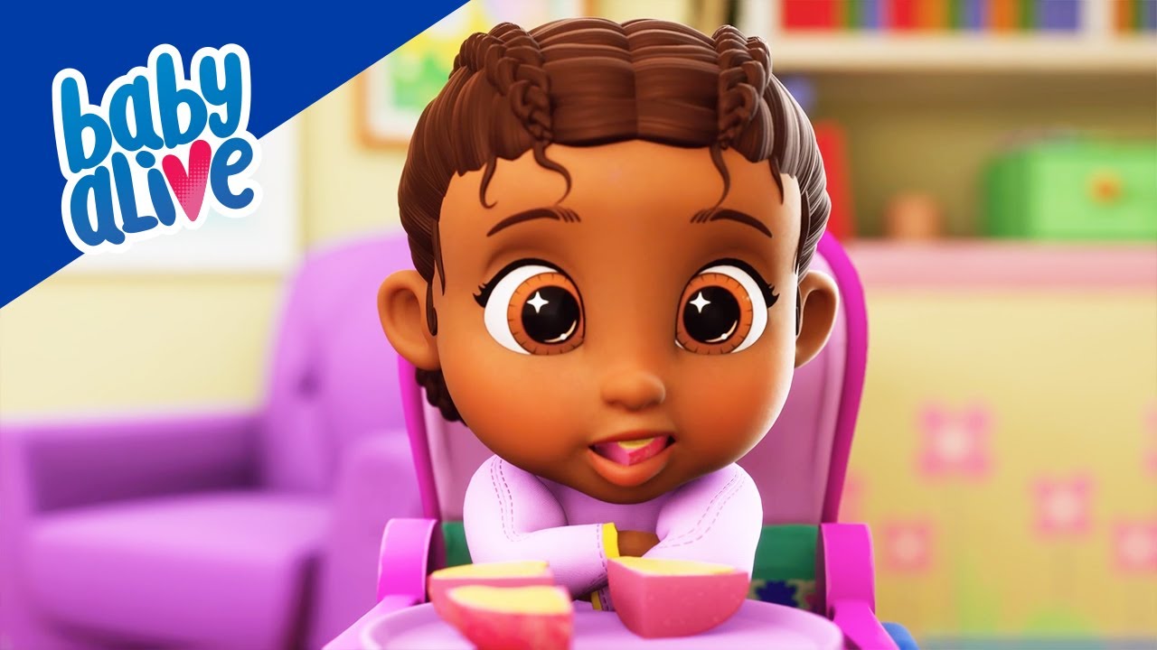 Les bébés essaient des en-cas sains 🍼 Dessin Animé Pour Bébé 🍎 Baby Alive Français 💕