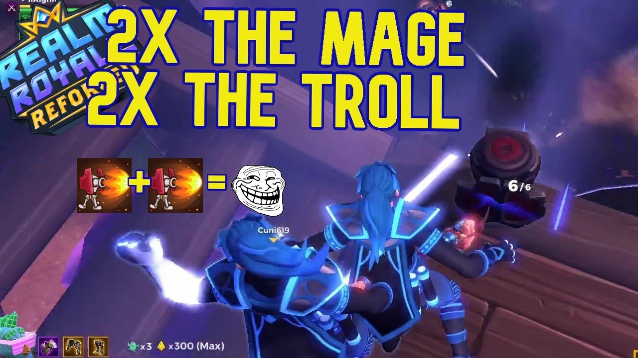 Double Mage Troll Build is so Toxic! (in a fun way) - Realm Royale Reforged