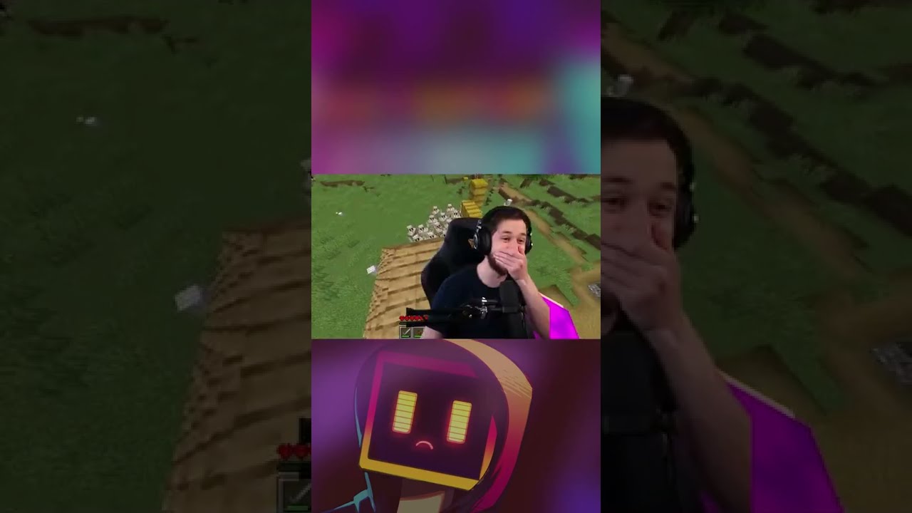 Minecraft But, Mobs Multiply When paulgg Look At Them! #shorts