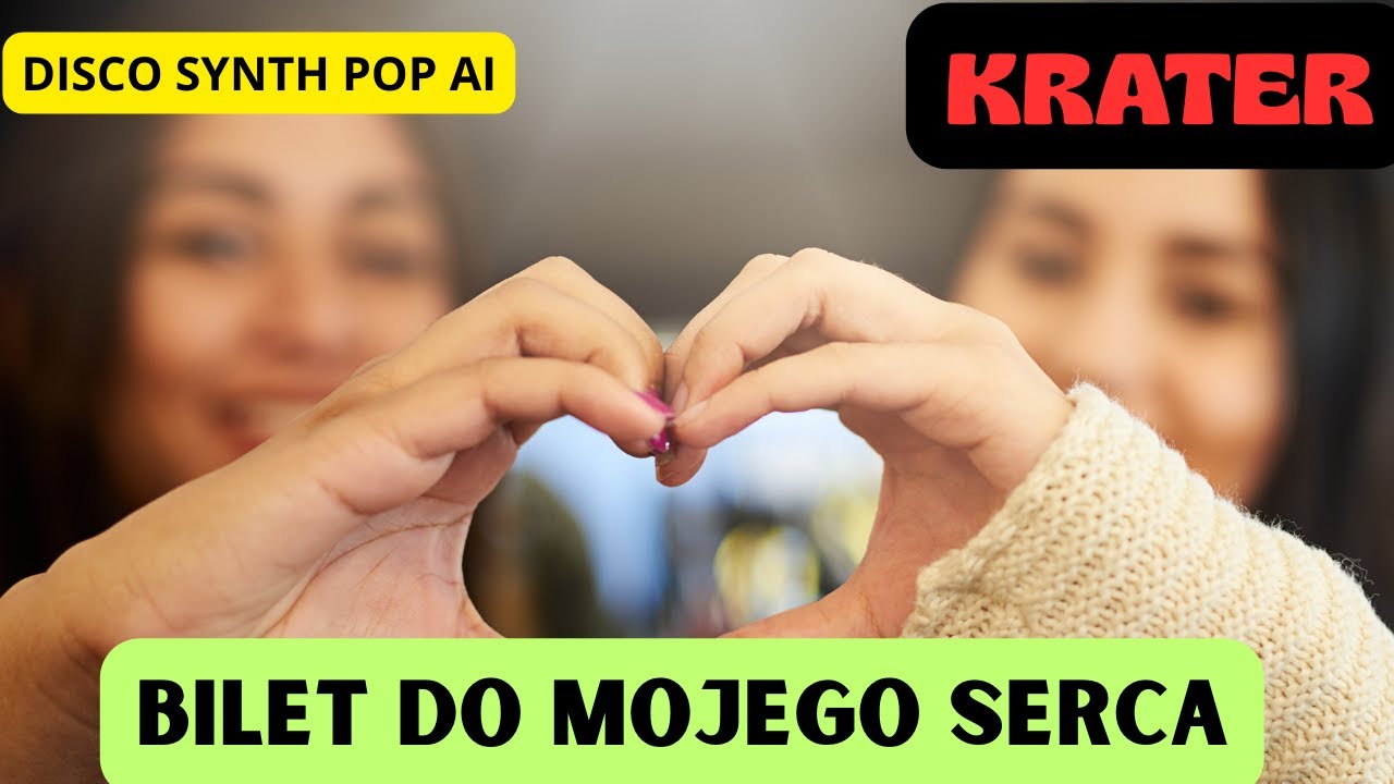 Krater Bilet do mojego serca (Official Video) Disco Synth Pop AI