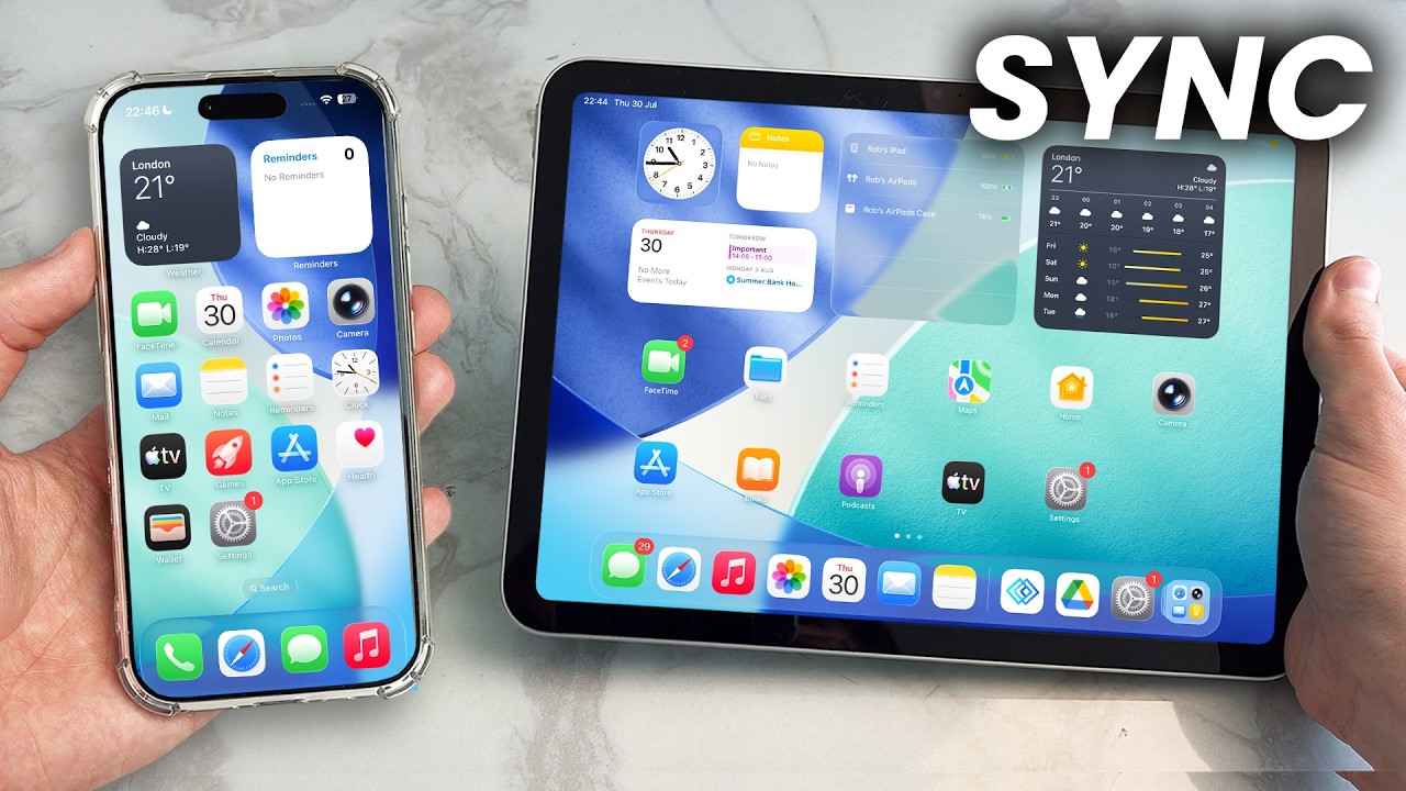 How To Sync Photos On iPhone and iPad - Tutorial