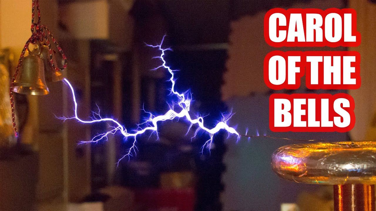 Carol of the Bells, on a Musical Tesla Coil
