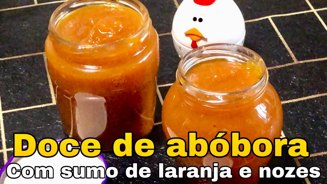 COMO FAZER O MELHOR DOCE DE ABÓBORA DE TODOS! (com sumo de laranja e nozes)