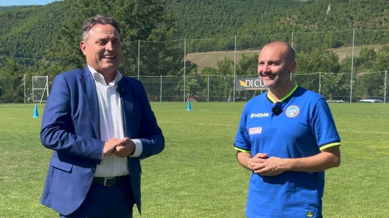 Il Presidente Antonio Zappi ai raduni precampionato di Cascia