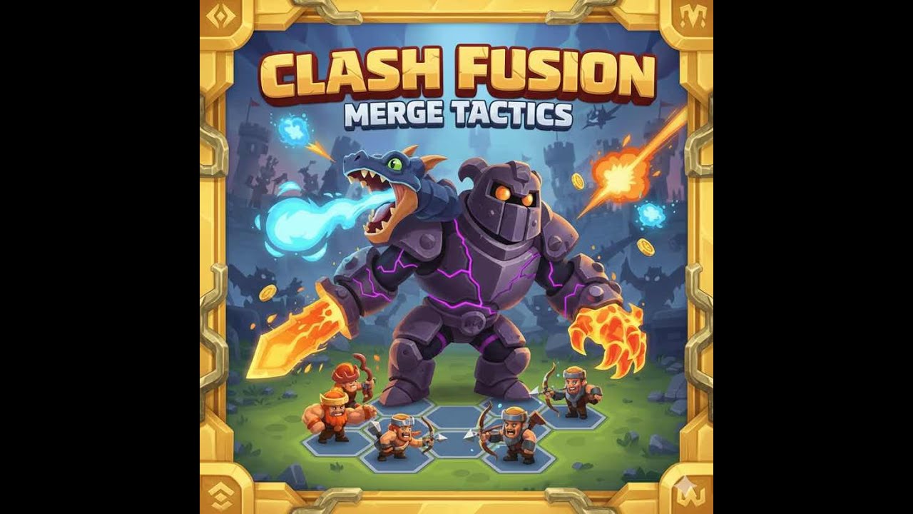 Clash Royale Merge Tactics Gameplay #clashroyale #mergetactics #gameplay #gamming