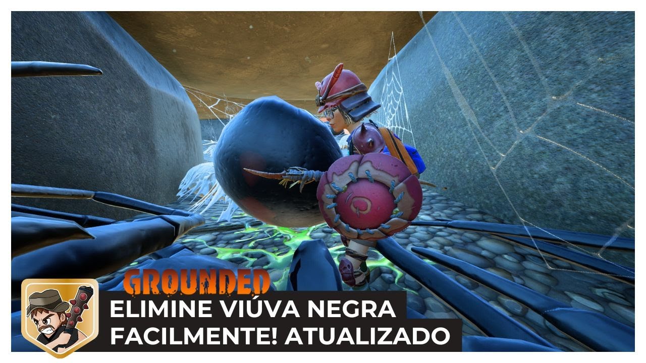GROUNDED: Elimine a VIÚVA NEGRA Facilmente, Atualizado! Ela Está Mais Rápida!!! #groundedthegame