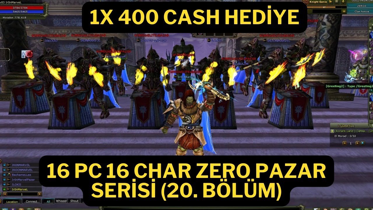 16 CHAR ZERO PAZAR SERİSİ 20. BÖLÜM 678GB KAR YAPTIK TOPLAM 2026 GÜNCEL! ÇEKİLİŞ! 1 BÖLÜMDE 68 GB !