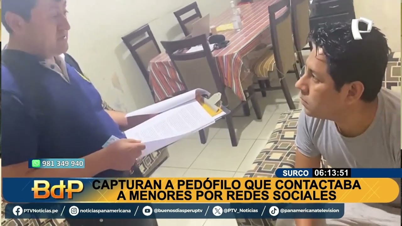 🚫🔒¡Capturado pedófilo en Surco!🔒🚫 ¡Justicia para los menores!