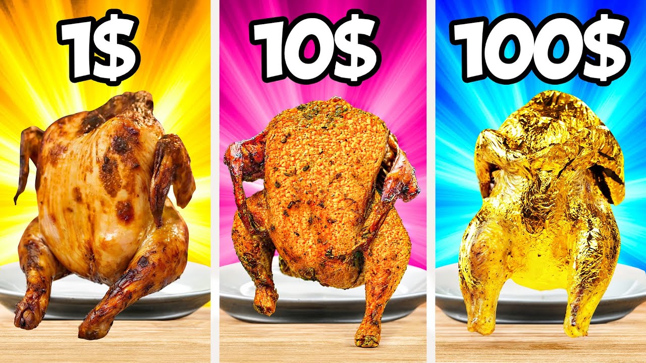 10$ vs 50$ vs 100$ Kurczak VANZAI