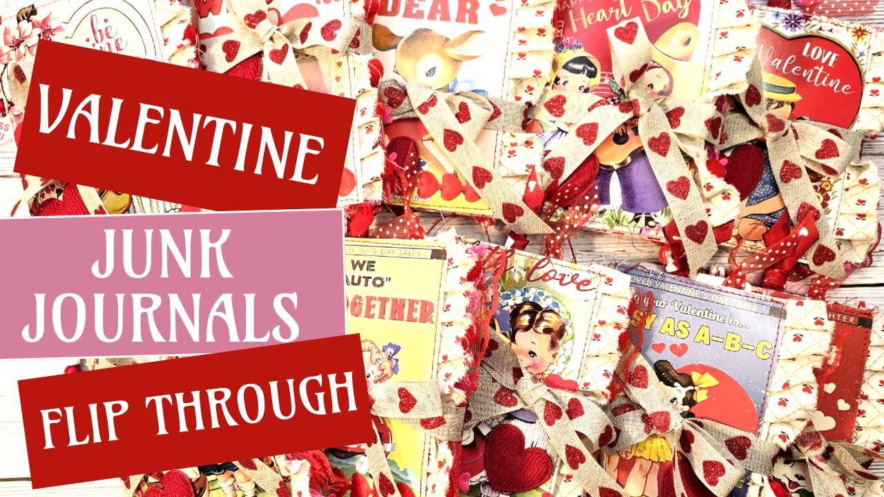 Valentine Card Junk Journals