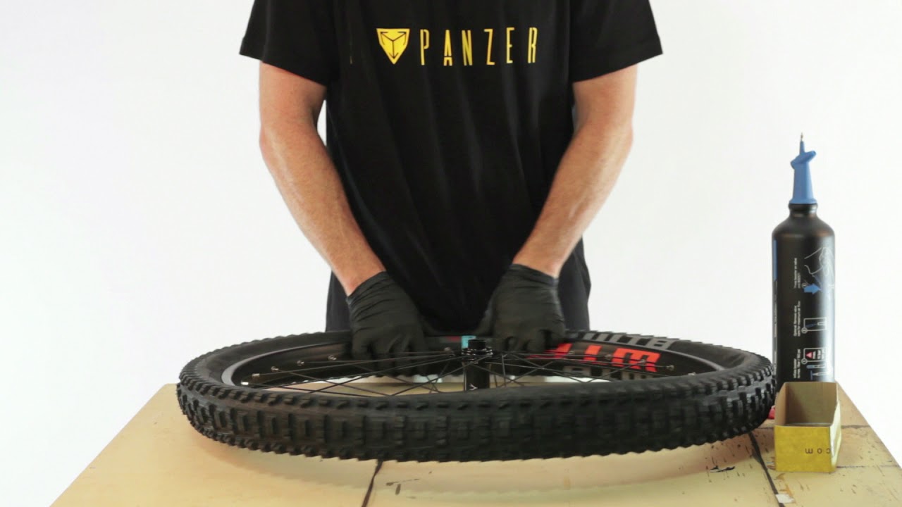 How to install PANZER in the Mountain Bike wheel rim / GEN10