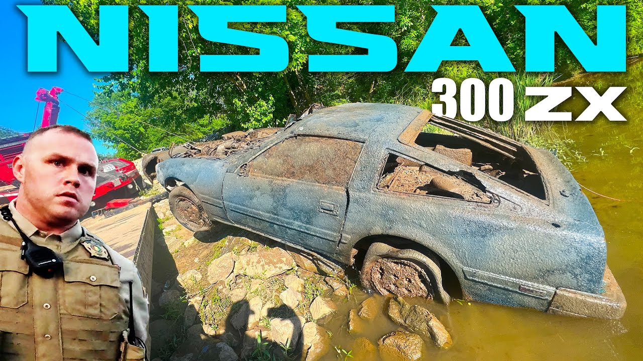 Vintage 1980's Nissan 300 ZX Recovered from River! (POLICE CALLED)