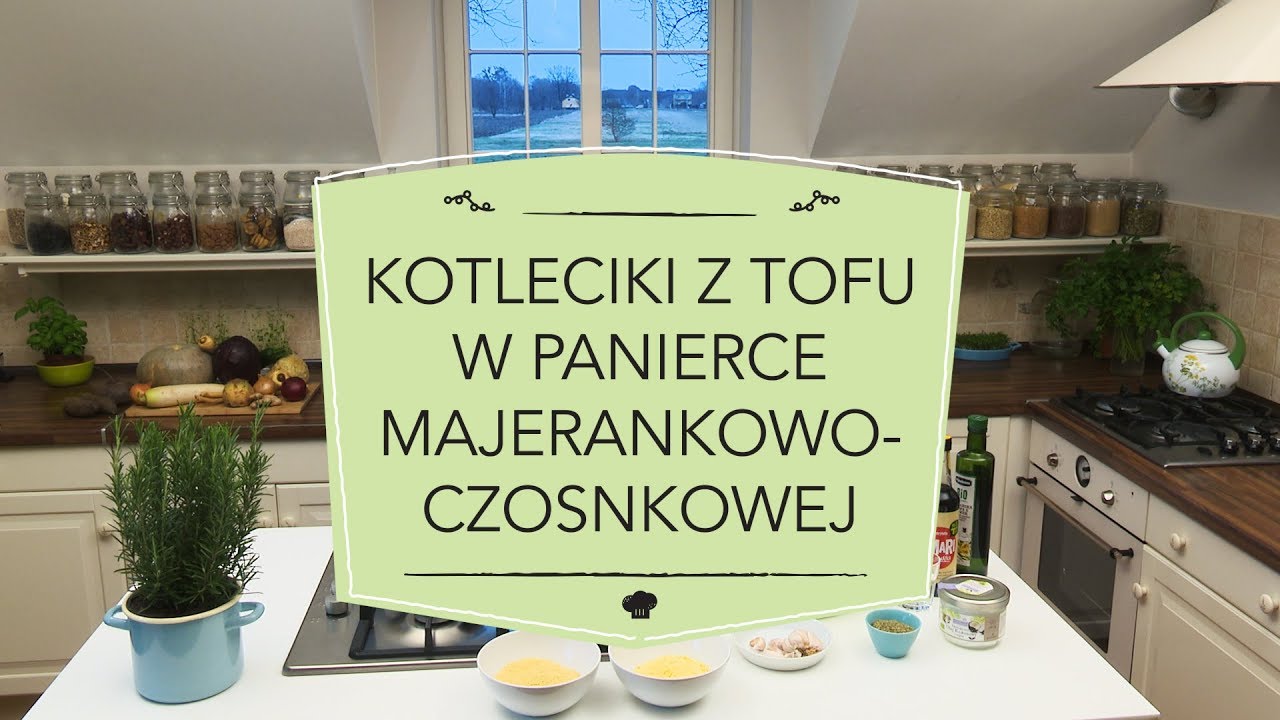 MAKROBIOTYKA według Kornelii | Kotleciki z tofu w panierce majerankowo-czosnkowej