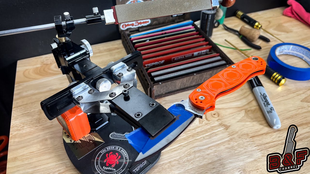 SHARPENING REX121 ON A TSPROF KADET PRO! 