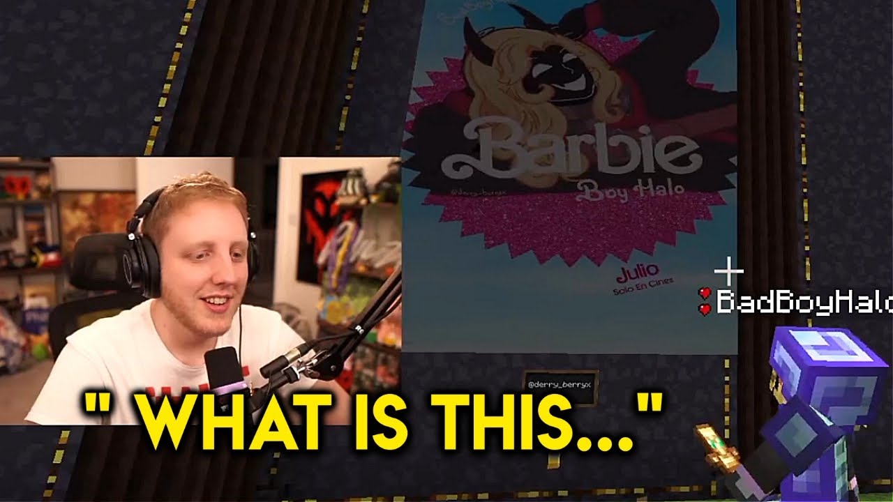 Philza was shocked after seeing Badboyhalo's Barbie version... | Qsmp Highlights