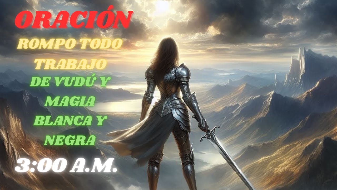 ⚔️ COMO ORO PARA ROMPER VUDÚ MAGIA BLANCA Y NEGRA ⚔️