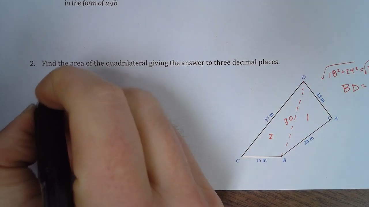 Area of non-right triangles