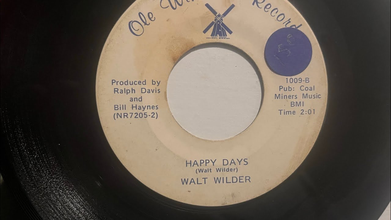 WALT WILDER. HAPPY DAYS