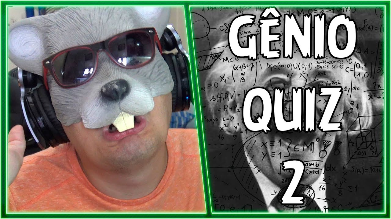 A PROVA DE QUE O CÉREBRO DO RATÃO É GIANT BIG NESSE GÊNIO QUIZ 2
