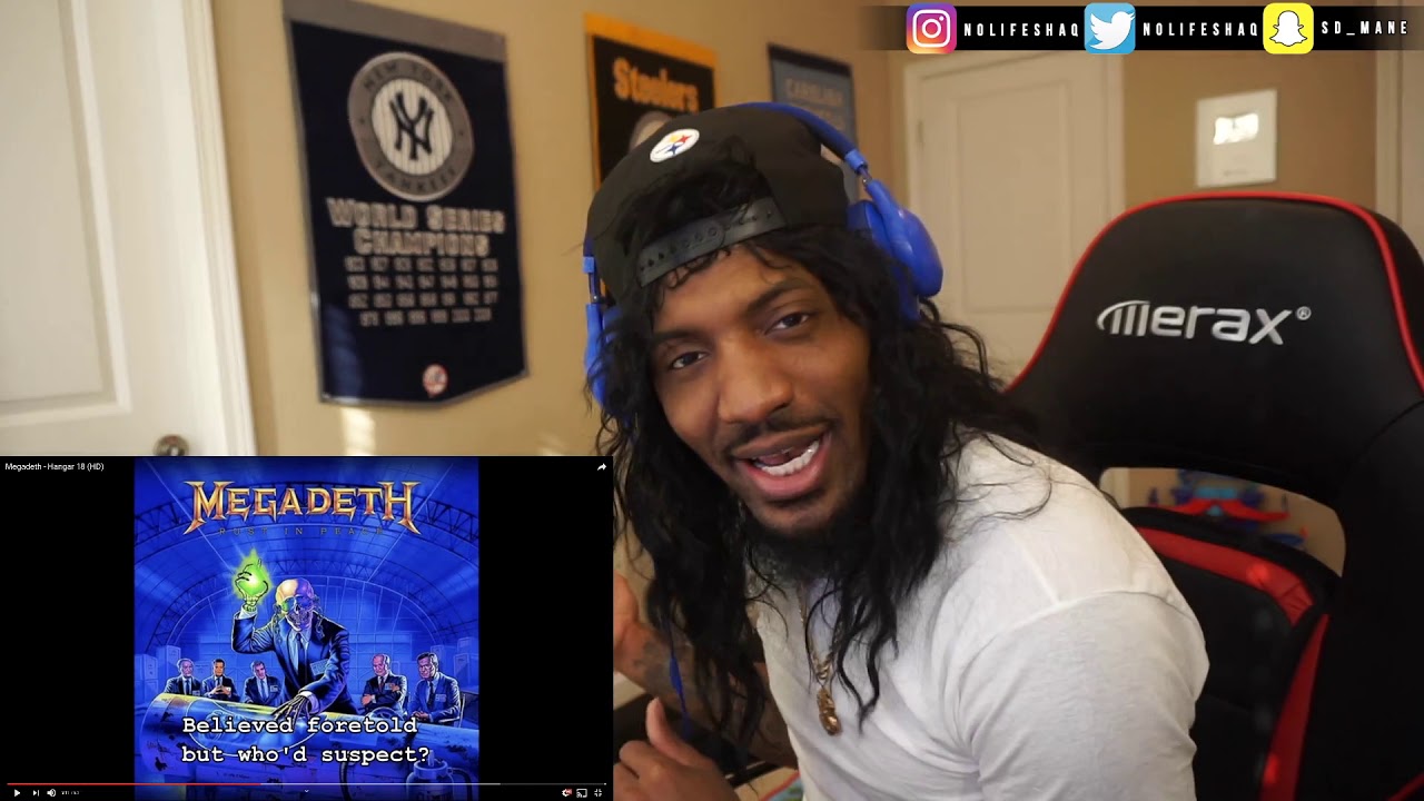 Megadeth - Hangar 18  Feat. Metalhead Shaq | REACTION