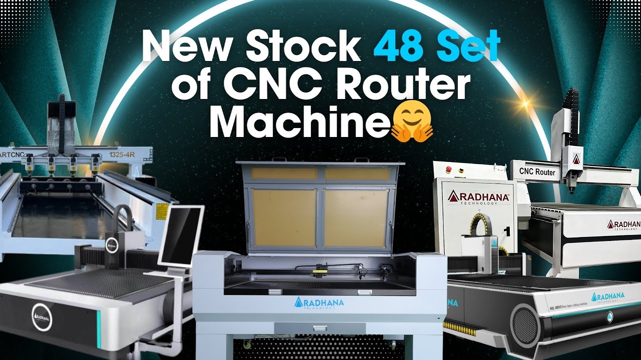 New Stock 4️⃣8️⃣ Set of CNC Router Machine😇