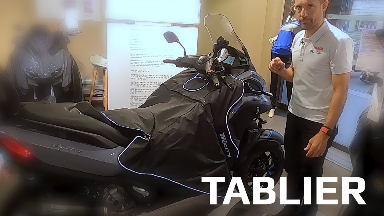 Le tablier du Yamaha Tricity 300 sous toutes les coutures, par Yam Paris 15