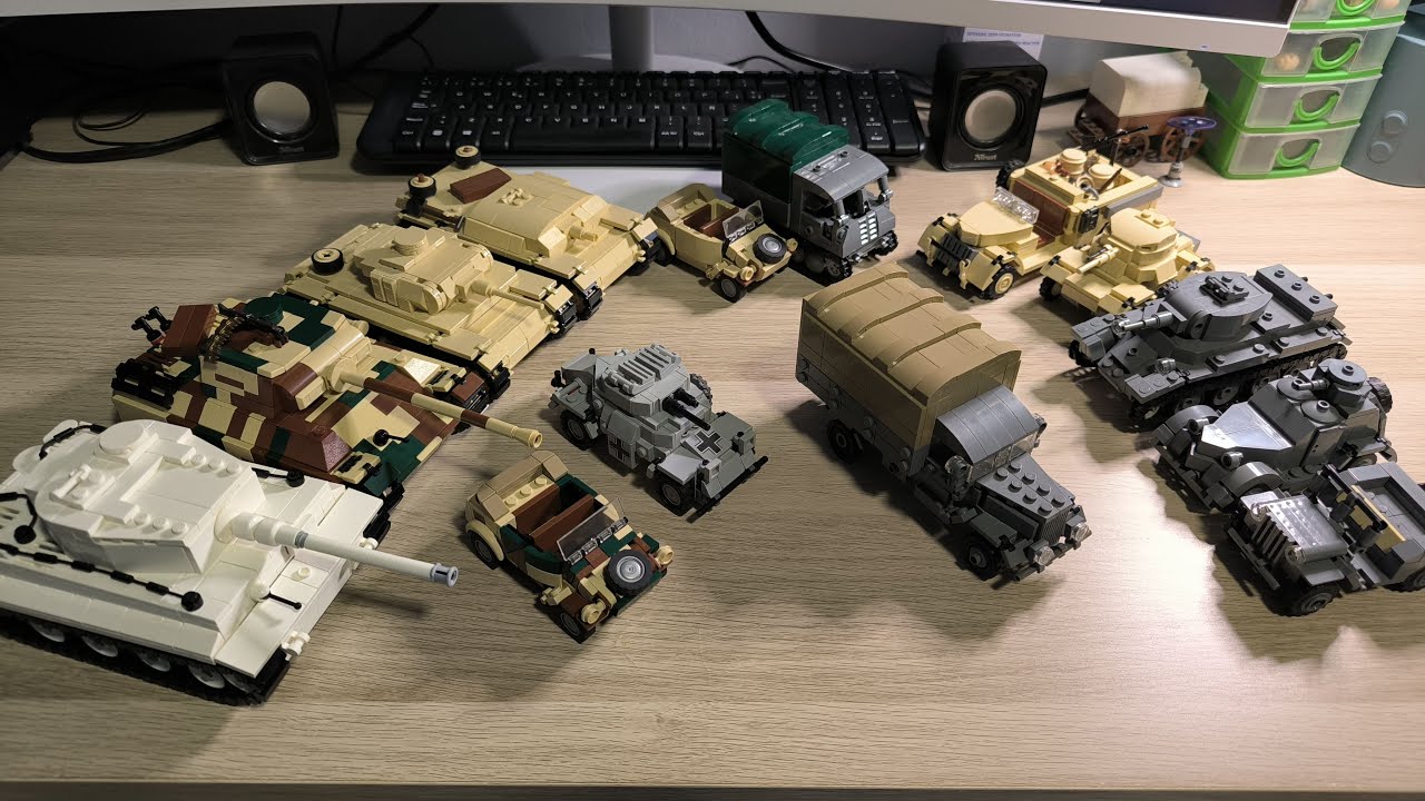 My LEGO WW2 Vehicles Collection