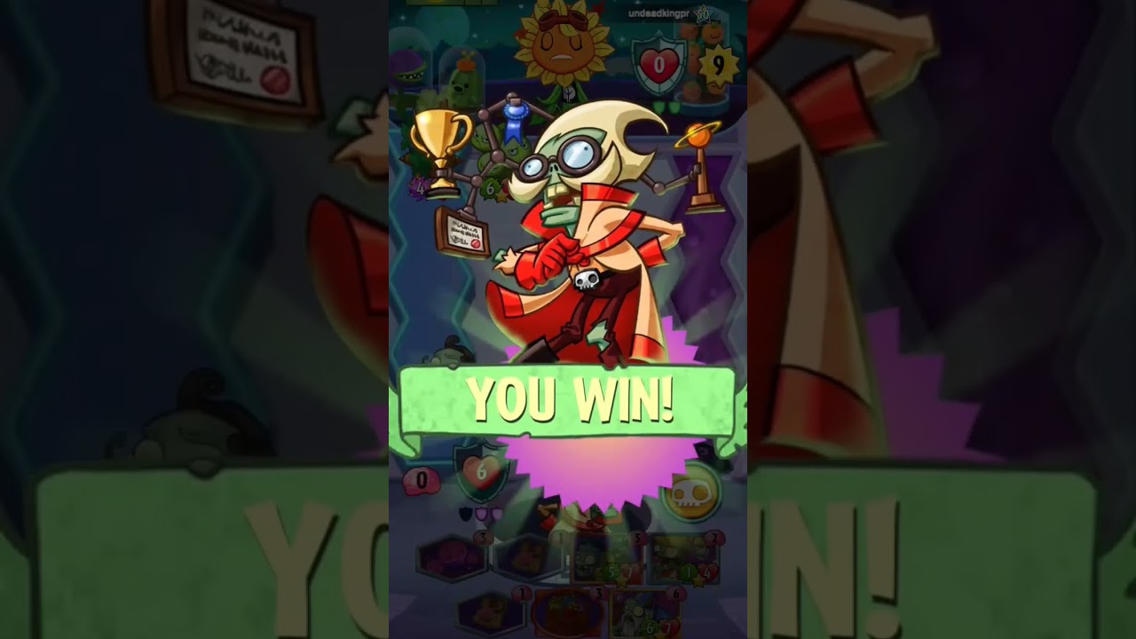 Trickster  destroy 50 rank  guy + I got 30 ranks Plants vs zombies Heroes 