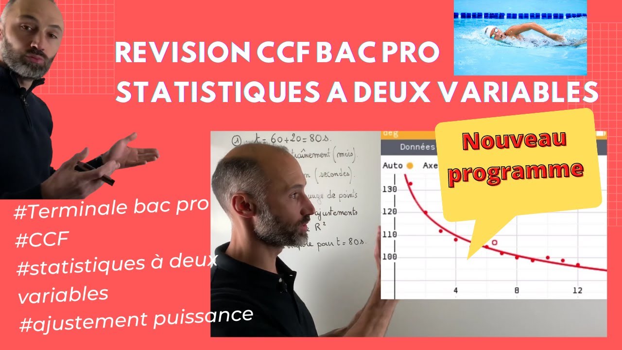 🎓 Préparer son CCF Bac Pro mathématiques - Statistiques à deux variables (nouveau programme)