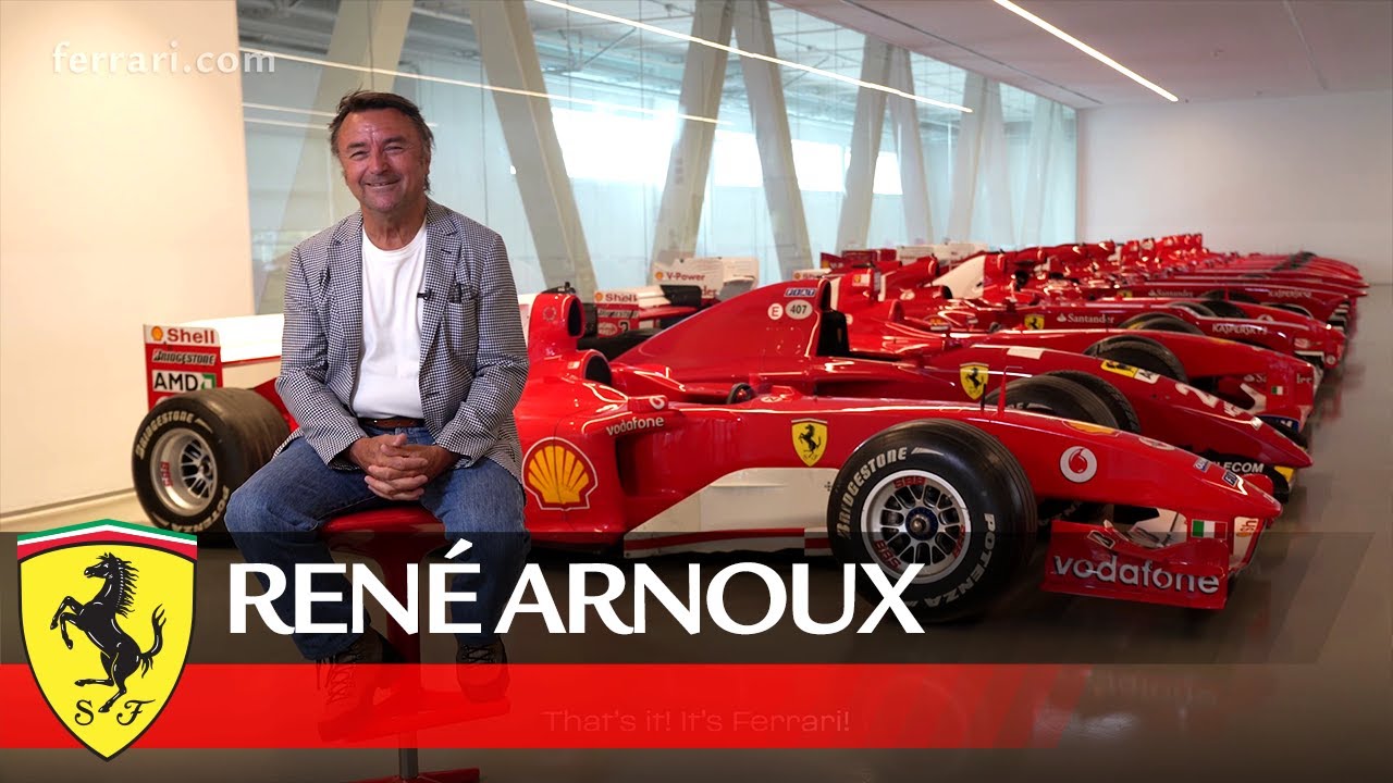 A special day in Maranello with Ren&eacute; Arnoux