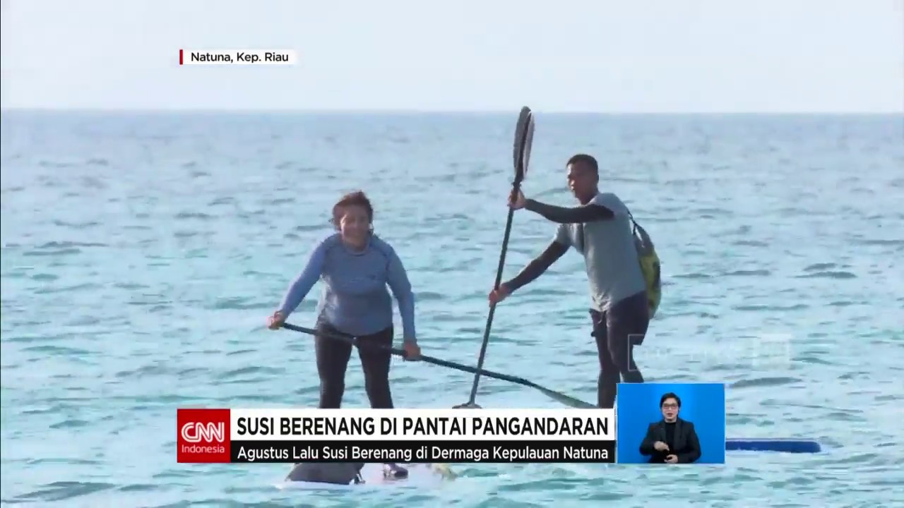 Tanpa Diduga! Menteri Susi Loncat Dari Perahu di Laut Lepas, Ada Apa?