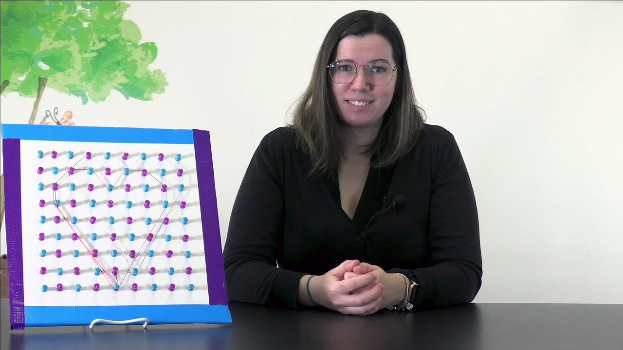 STEAM Activity - Valentine's Day Geoboard