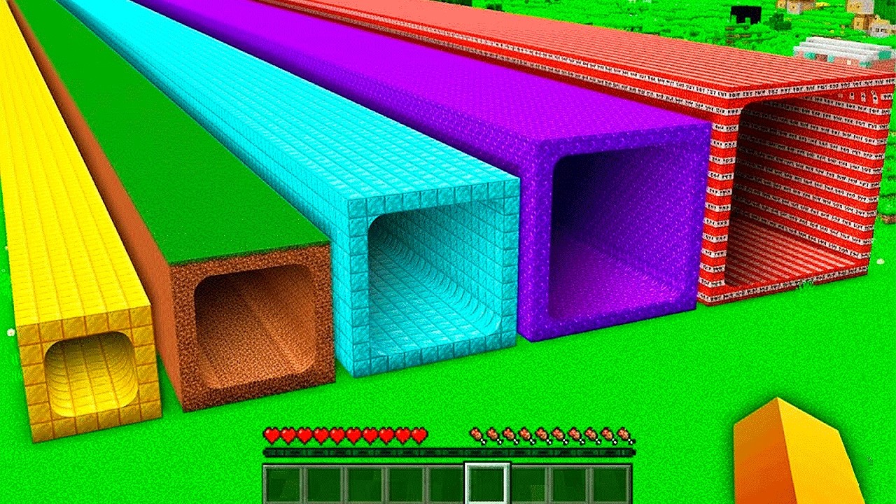 SI ENTRAS AL TÚNEL EQUIVOCADO, MUERES ⚠️ Minecraft