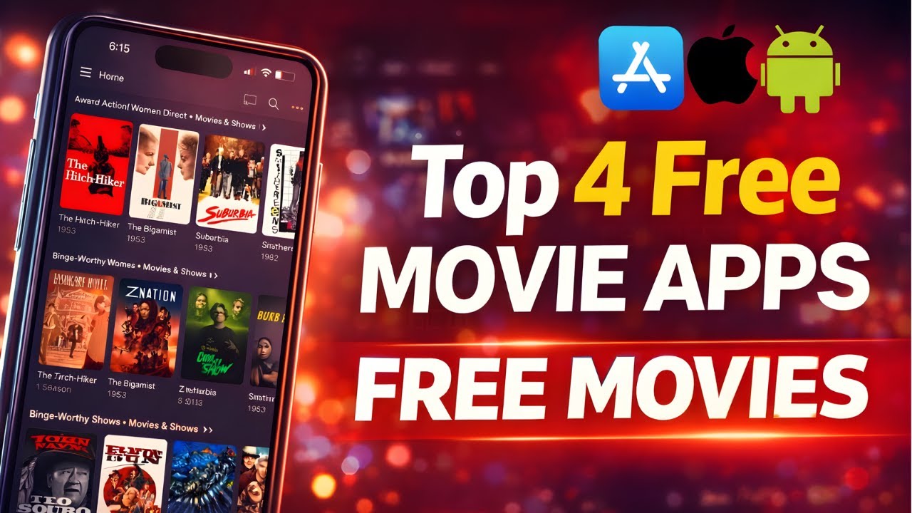 Top 4 Free Movie Apps for Android 2026 | Best Apps to Watch Movies on Phone