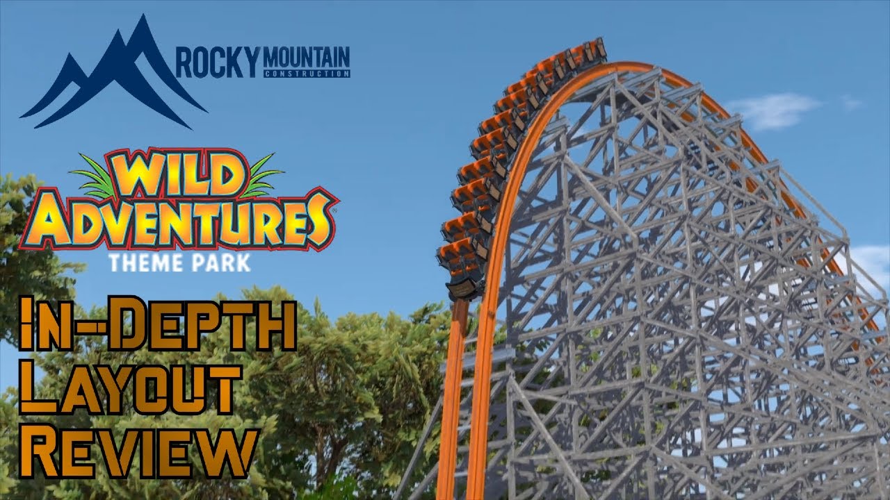 Подробный обзор макета RMC Cheetah | Концепт гибридных американских горок Wild Adventures | No Li...