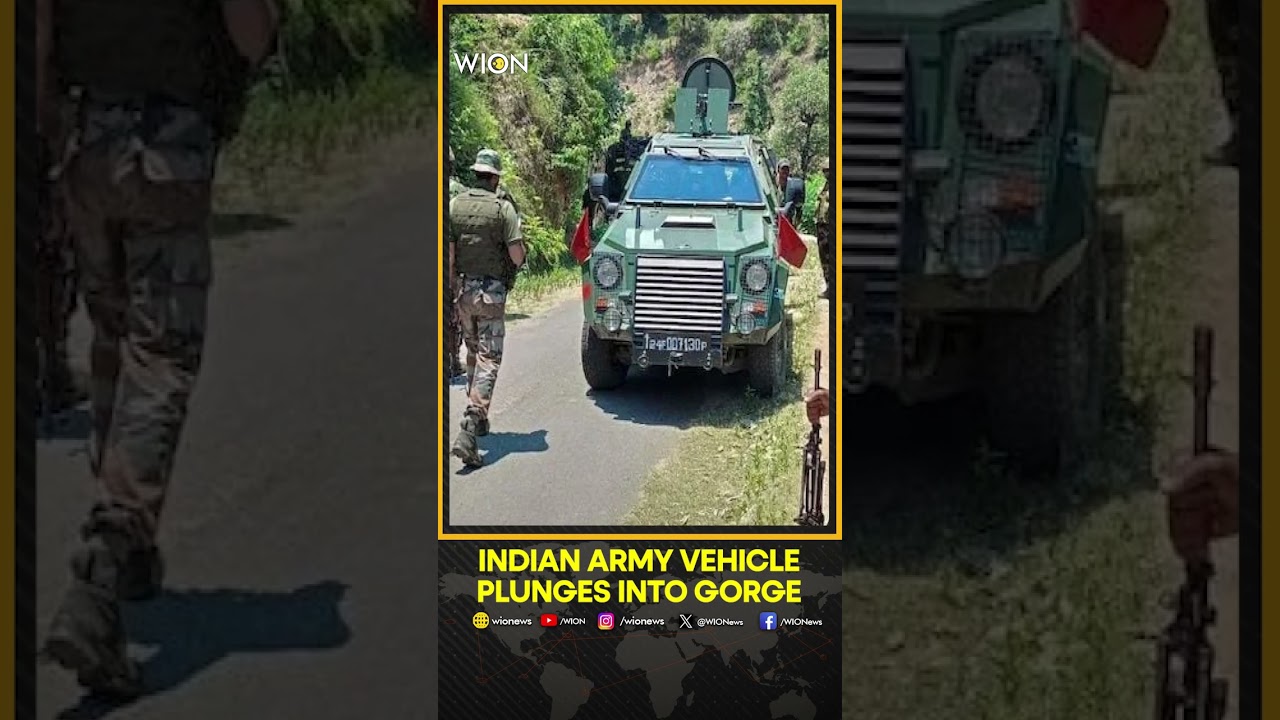 Jammu Kashmir: 10 Army Personnel Dead After Vehicle Falls Into 200-Foot-Deep Gorge In Doda | Shorts