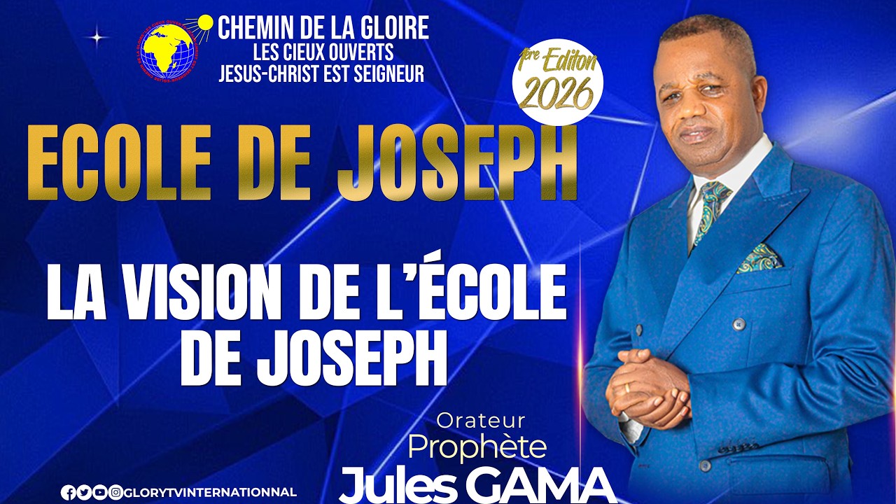 1er JOUR DE L'ECOLE DE JOSEPH ||FORMATION DES MIMLIONAIRES || PROPHETE JULES GAMA