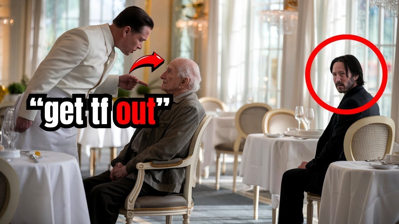 Elderly Soldier Shamed at High-End Restaurant&mdash;Keanu Reeves Steps In! | Emotional Stories