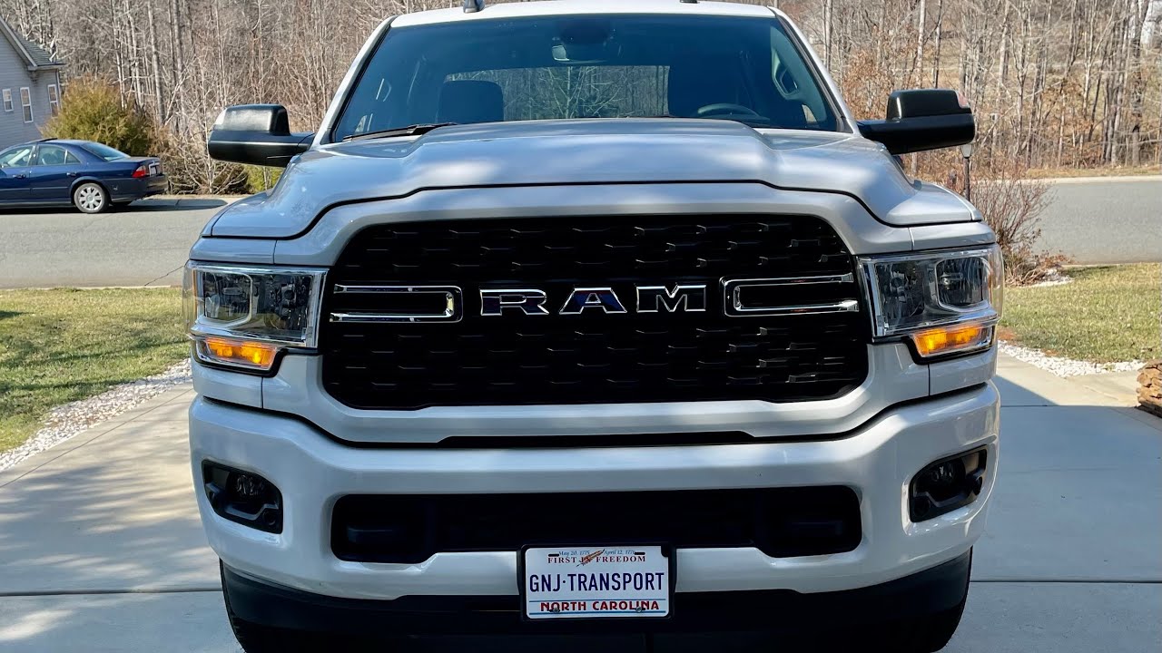 Back seat bed setup 2022 RAM 2500