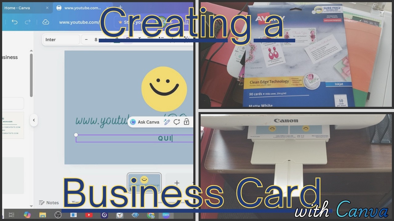 DIY Business Card Free With Canva